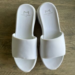 Marc Fisher Nessie Platform Sneaker Bottom Slide Sandal